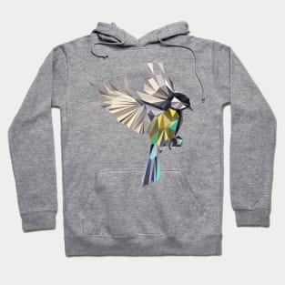 Songbird Cyanistes Caeruleus Blue Tit Bird Paridae Hoodie